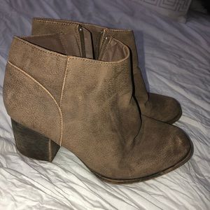 Tan Ankle Booties